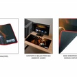 Imagem 2 de Mousepad Gamer Kmex FX-X7935301 Dragon Queen, 80x35 Cm, Borda Costurada