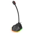 Imagem 2 de Microfone Condensador Redragon Stix Gm-99, Usb, Pedestal Rgb, Preto