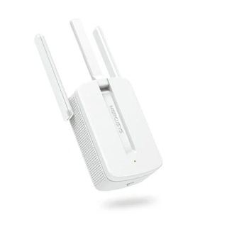 Repetidor De Sinal Mercusys Mw300Re, Wireless, Single Band 2.4 Ghz, 300 Mb/S, 3 Antenas, Botão Wps