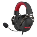 Headset Gamer Redragon Aurora H376Br, Usb, 7.1, Preto com Vermelho