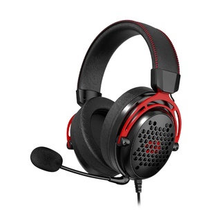 Headset Gamer Redragon Diomedes H388, P3+Usb, 7.1, Preto com Vermelho