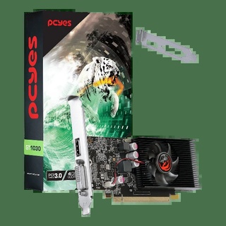Placa De Vídeo Geforce Ddr4 04Gb/064 Bits Gt 1030 Pcyes, 1 Fan, Hdmi, Dvi, Low Profile, Pagt10304Gbg4Lp, Preta,
