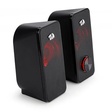 Imagem 3 de Caixa De Som Gamer Redragon Stentor Gs500, Áudio 2.0, 2Watts x5, Usb, Led Vermelho, Preto