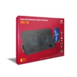 Imagem 2 de Base Notebook C3Tech Nbc-40Bk, 15.6", Preto, Usb 2.0, 2 Fans 12X12 Cm, Led Azul