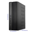 Imagem 3 de OPENBOX - Gabinete Slim Micro-Atx Bluecase Bg-2002, Com Fonte 200W, Preto, Com Cabo