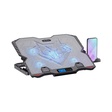 Imagem 3 de Base Notebook C3Tech Nbc-90Si, 15.6", Preto, Usb 2.0, 5 Fans, Controle Velocidade, Led Azul