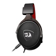 Imagem 1 de Headset Gamer Redragon Icon H520, 2x P2, P3, Usb, Preto com Vermelho