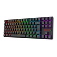 Imagem 1 de Teclado Gamer Usb Mecânico Redragon Kumara Elite, Preto, Switch Brown, Rgb, Wi-fi, Bt, Usb-C, Abnt2, K552-Krs