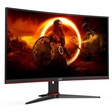 Imagem 2 de Monitor Gamer Led 27", 240Hz, 0,5Ms, Aoc Curvo Legend C27G2Ze Gaming, Va, Full Hd, Hdmi, Dp, Vga, Vesa, Preto