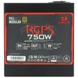 Imagem 3 de Fonte Atx 750 W Redragon Rgps-750W, 80 Plus Gold, Totalmente Modular, Pfc Ativo, Preta