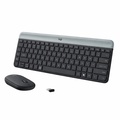 Kit Teclado E Mouse Sem Fio Logitech Mk470, Preto/Cinza, Layout Us, 920-009268