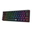 Imagem 1 de Teclado Gamer Usb Mecânico Redragon Jax, Preto, Switch Brown, Rgb, Abnt2, K613-Kb