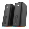 Miniatura de Caixa De Som Gamer Redragon, Connie Gs814, 12Watts x2, Áudio 2.0, P2, Usb, Rgb, Preto