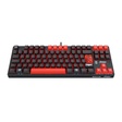 Imagem 4 de Teclado Gamer Usb Mecânico Redragon Flamengo Nation, Preto, Switch Brown, Led Vermelho e Branco, Abnt2, Fl576