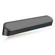 Imagem 5 de Soundbar Gamer Redragon Adiemus GS560, Rgb, Áudio 2.0, 3Watts x2, P2, Usb, Preta