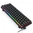 Imagem 3 de Teclado Gamer Usb Magnético Redragon Fidd, Preto, Switch Pink, Rgb, Abnt2, K683-Rgb Pt