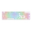 Imagem 1 de Teclado Gamer Usb Mecânico Redragon Surara Pro, Branco, Switch Blue, Rgb, Abnt2, K582W-Rgb-Pro