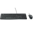 Imagem 2 de Kit Teclado E Mouse Com Fio Logitech Mk120, Preto, Resistente À Água, Abnt2, 920-004429