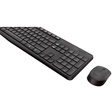 Imagem 2 de Kit Teclado E Mouse Sem Fio Logitech Mk235, Cinza, Wireless, Resistente À Água, Abnt2, 920-007903