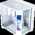 Imagem 2 de OPENBOX - Gabinete Gamer Aquário Kmex Cg-W2Kv Ângulo, Sem Fonte, Sem Fan, Lat. Vidro, Monitor Dynamic, Branco