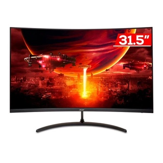 Monitor Gamer Led 32", 180Hz, 1Ms, Acer Curvo Nitro Edt320Q S3Biipx, Va, Full Hd, Dp, Hdmi, Preto