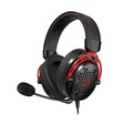 Miniatura de Headset Gamer Redragon Diomedes H388, P3+Usb, 7.1, Preto com Vermelho