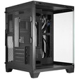 Imagem 2 de Gabinete Gamer Kmex Cg-0620 Visão Ângulo, Sem Fonte, Sem Fan, Lateral De Vidro, Preto