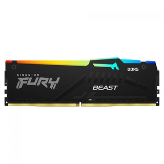 OPENBOX - Memória Desktop Ddr5 08Gb/5200 Mhz Kingston Fury Beast, Rgb, Cl 36, 1.25V, Kf552C36Bbea-8, Preta