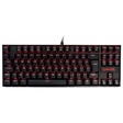 Miniatura de Teclado Gamer Usb Mecânico Redragon Kumara, Preto, Switch Outemu Blue, Led Vermelho, Abnt2, K552-2 Blue