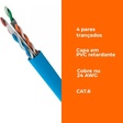 Imagem 3 de Cabo Rede Cat.6 305 Mts Furukawa Soho Plus 24Awgx4P Cmx Pr Rohs, Azul