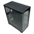 Imagem 1 de Gabinete Gamer Aquário Kmex Cg-36Dy Torre Negra, Sem Fonte, Sem Fan, Lateral De Vidro, Preto