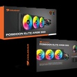 Imagem 1 de Water Cooler 360Mm Cougar Poseidon Elite Argb 360, Argb, Preto