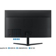 Imagem 3 de Monitor Gamer Led 32", 075Hz, 8Ms, Samsung Essential S3 Ls32B300Nwnmzd, Va, Fhd, Dp, Hdmi, Vesa, Preto