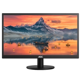 Monitor Led 18.5", 060Hz, 5Ms, Aoc E970Swhnl, Tn, Hd, Hdmi, Vga, Aj. Inclinação, Preto