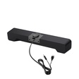 Imagem 2 de Soundbar Gamer C3tech Sb-50Bk, Rgb, Áudio 2.0, 3Watts x2, P2 + Usb, Preta
