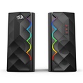 Caixa De Som Gamer Redragon, Cipher Gs522, 5Watts X2, Áudio 2.0, P2+Usb, Rgb