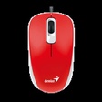Imagem 1 de Mouse Usb Genius Dx-110, 1.000 Dpi, Básico, Vermelho