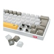 Imagem 5 de Teclado Gamer Usb Mecânico Redragon Lakshmi, Amarelo/Branco/Cinza, Switch Brown, Branco, Abnt2, K606-Yl-Wt-Gy