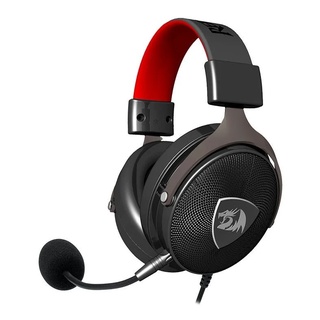 Headset Gamer Redragon Icon H520, 2x P2, P3, Usb, Preto com Vermelho