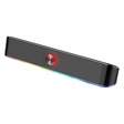 Imagem 4 de Soundbar Gamer Redragon Adiemus GS560, Rgb, Áudio 2.0, 3Watts x2, P2, Usb, Preta