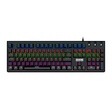 Imagem 3 de Teclado Gamer Usb Mecânico Kmex Flashstrike Ki-Ec28, Preto, Switch Blue, Led, Abnt2