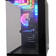 Imagem 3 de Gabinete Gamer Kmex Cg-02J1 Ghost Shark, Sem Fonte, Sem Fan, Led Rgb, Preto, Lateral De Vidro