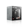 Imagem 2 de Cooler Universal Para Processador, Intel E Amd, C3Tech, Fc-100Bk, 113Mm, Preto