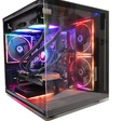 Imagem 2 de Gabinete Gamer C3Tech Mt-G810Bk, Sem Fonte, Sem Fan, Lateral De Vidro, Preto