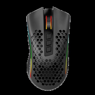 Mouse Gamer Redragon M808-Ks Storm Pro, 16.000 Dpi, Rgb, 8 Botões, Sensor 3335, Wi-fi, Usb, Preto