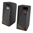 Imagem 1 de Caixa De Som Gamer Redragon Anvil Gs520, Áudio 2.0, 5Watts x2, P2, Usb, Rgb, Preto