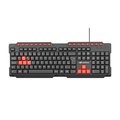 Teclado Gamer Usb Membrana C3Tech Kg-10Bkv2, Preto, Abnt2