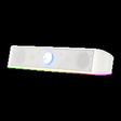Imagem 2 de Soundbar Gamer Redragon Adiemus Gs560W, Rgb, Áudio 2.0, 3Watts x2, P2, Usb, Branca