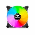 Miniatura de Cooler Fan Rgb C3Tech F9-L160Bkrgb, Conector Molex, Led, 120X120X25 Mm, Preto