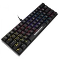 Teclado Gamer Usb Mecânico Kmex Spectra Fury Kbl88, Preto, Switch Blue, Led, Abnt2